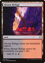 Magic the Gathering Card - Akoum Refuge - MTG Circle