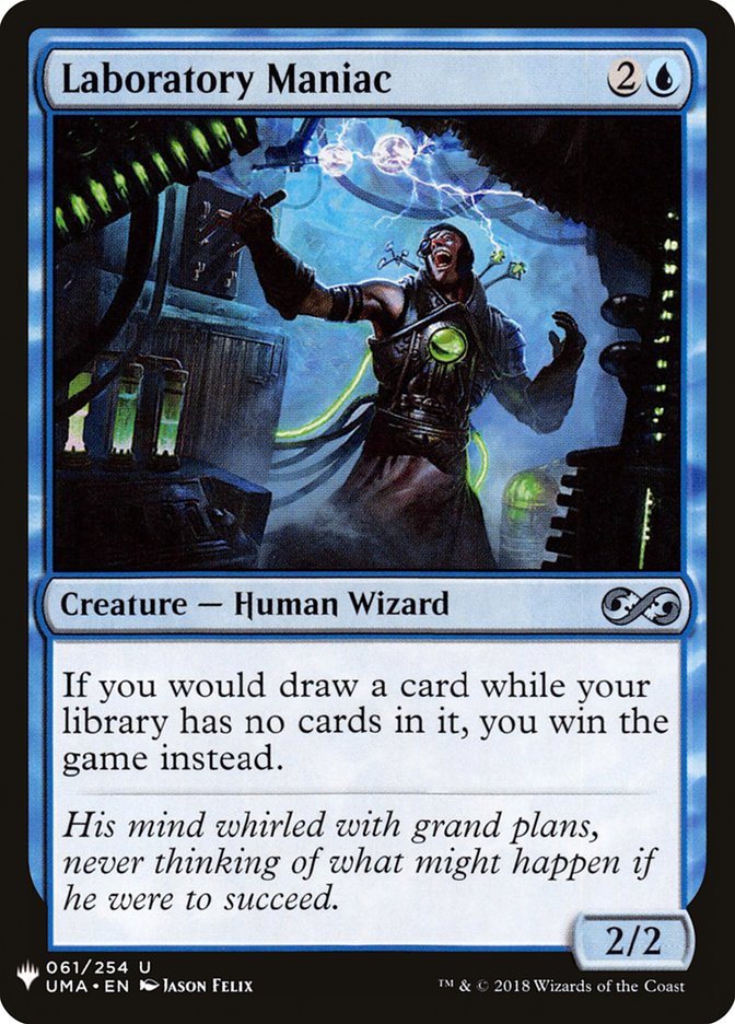 Magic the Gathering Card - Laboratory Maniac - MTG Circle