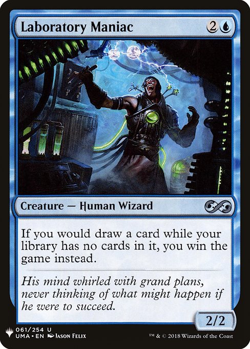 Magic the Gathering Card - Laboratory Maniac - MTG Circle