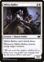Magic the Gathering Card - Militia Rallier - MTG Circle