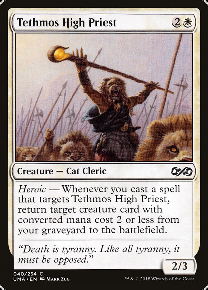 Magic the Gathering Card - Tethmos High Priest - MTG Circle