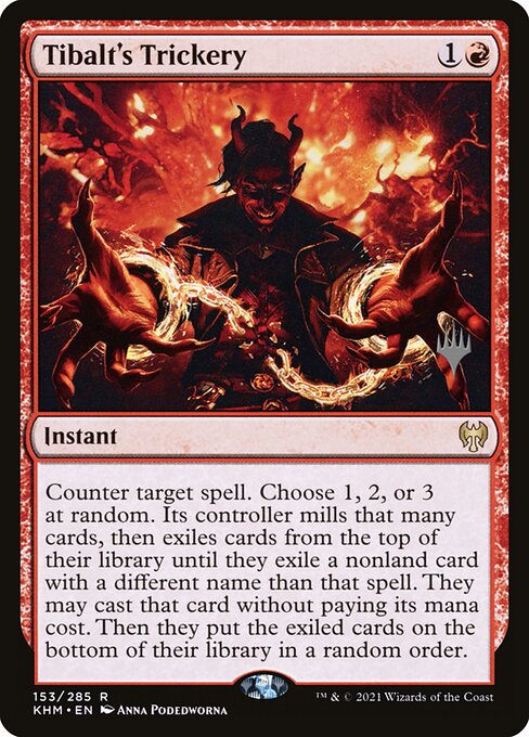 Magic the Gathering Card - Tibalt's Trickery - MTG Circle
