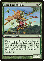 Magic the Gathering Card - Elder Pine of Jukai - MTG Circle