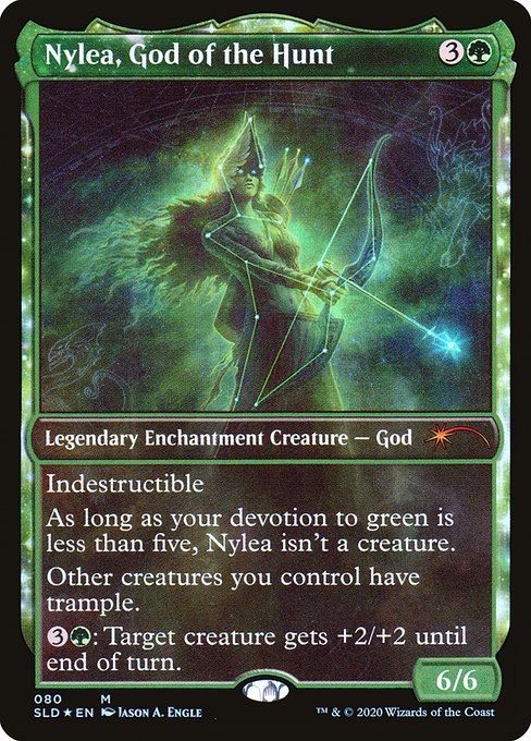 Magic the Gathering Card - Nylea, God of the Hunt - MTG Circle