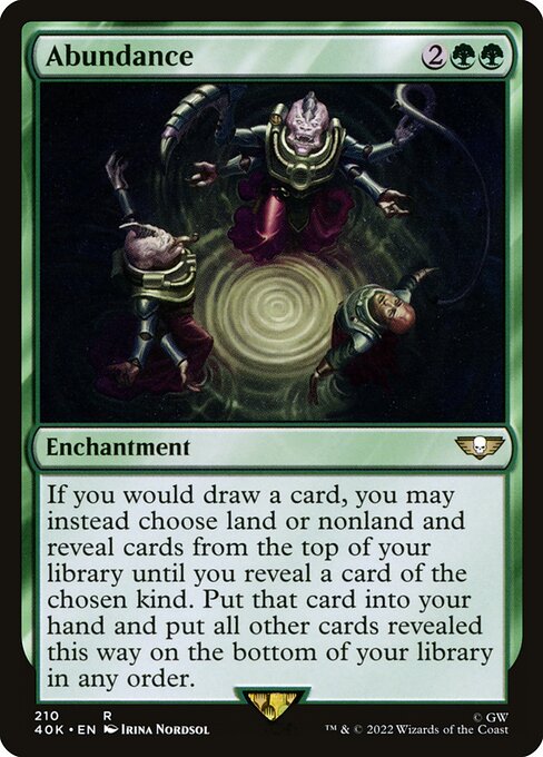 Magic the Gathering Card - Abundance - MTG Circle