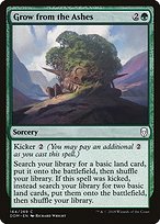Magic the Gathering Card - Grow from the Ashes - MTG Circle