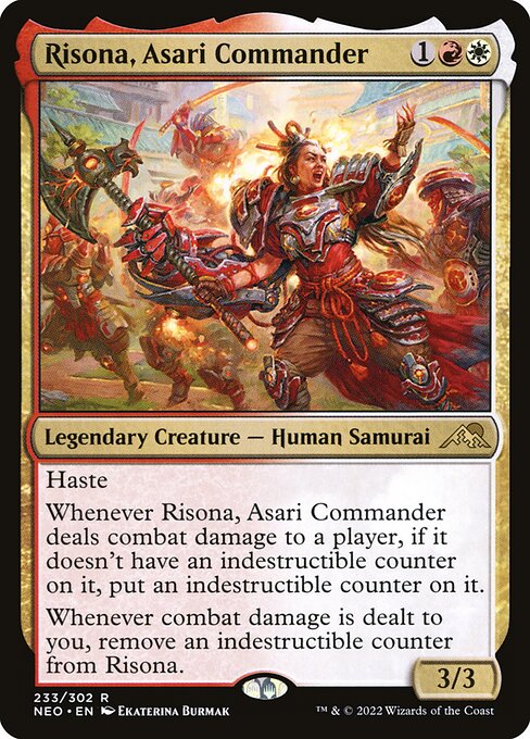 Magic the Gathering Card - Risona, Asari Commander - MTG Circle
