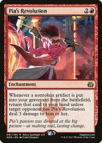 Magic the Gathering Card - Pia's Revolution - MTG Circle