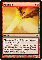 Magic the Gathering Card - Magma Jet - MTG Circle