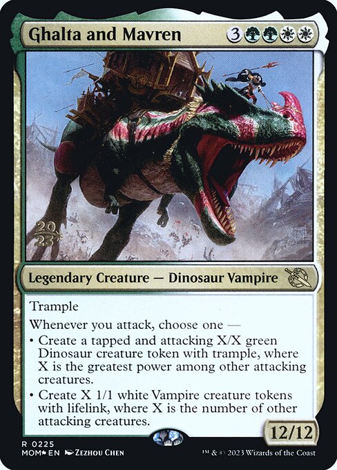 Magic the Gathering Card - Ghalta and Mavren - MTG Circle