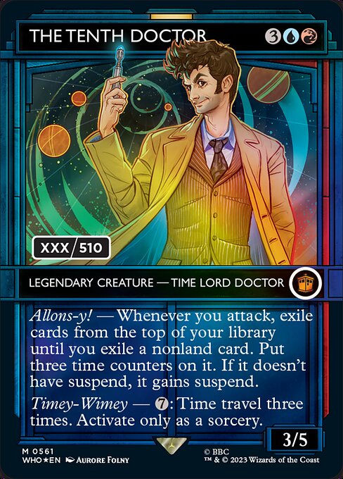 Magic the Gathering Card - The Tenth Doctor - MTG Circle