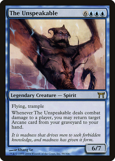 Magic the Gathering Card - The Unspeakable - MTG Circle