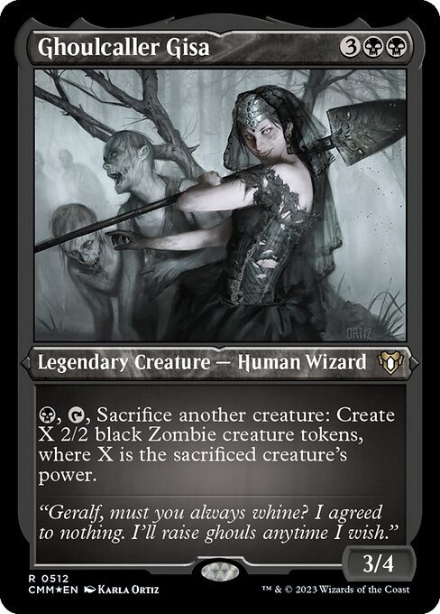 Magic the Gathering Card - Ghoulcaller Gisa - MTG Circle