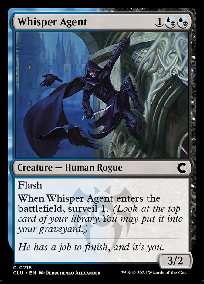 Magic the Gathering Card - Whisper Agent - MTG Circle