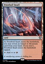 Magic the Gathering Card - Frostboil Snarl - MTG Circle