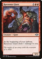Magic the Gathering Card - Ravenous Giant - MTG Circle