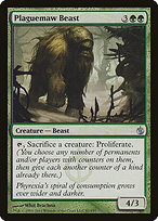 Magic the Gathering Card - Plaguemaw Beast - MTG Circle