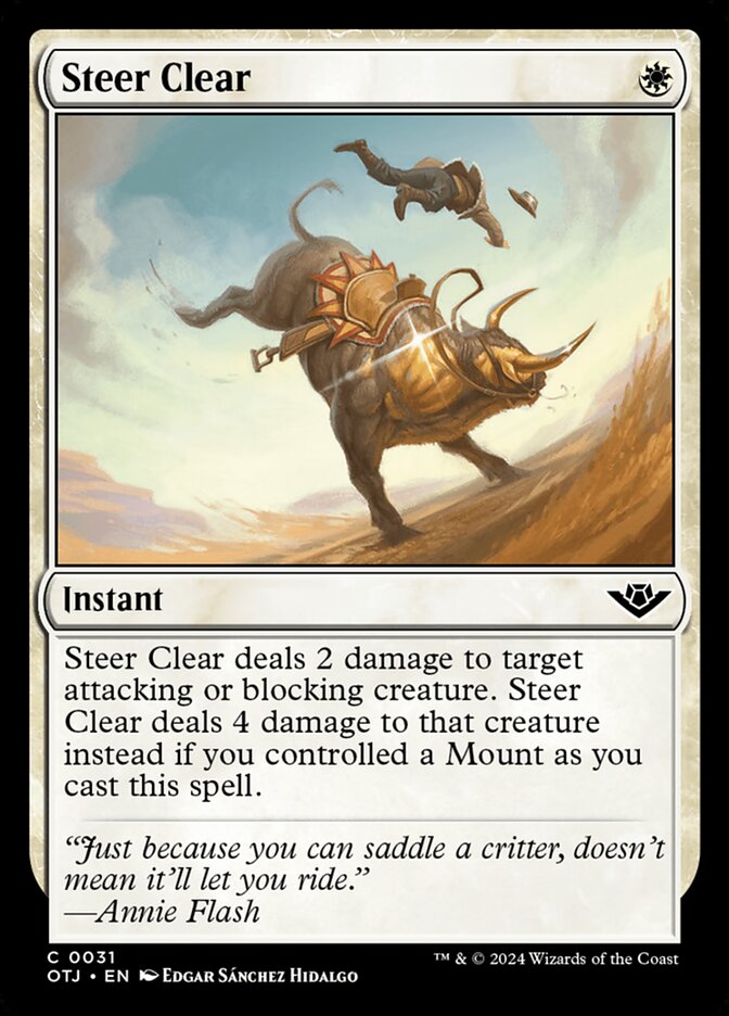 Magic the Gathering Card - Steer Clear - MTG Circle