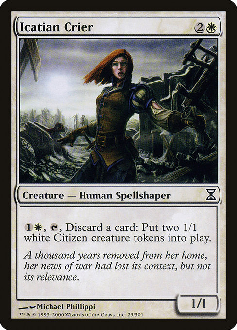 Magic the Gathering Card - Icatian Crier - MTG Circle