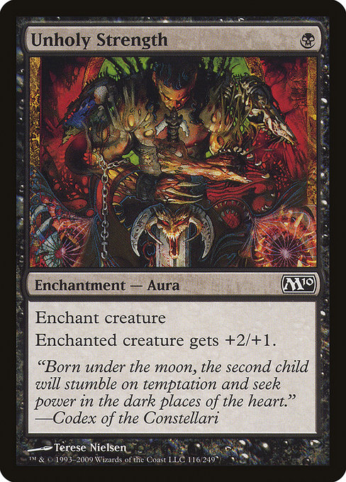 Magic the Gathering Card - Unholy Strength - MTG Circle