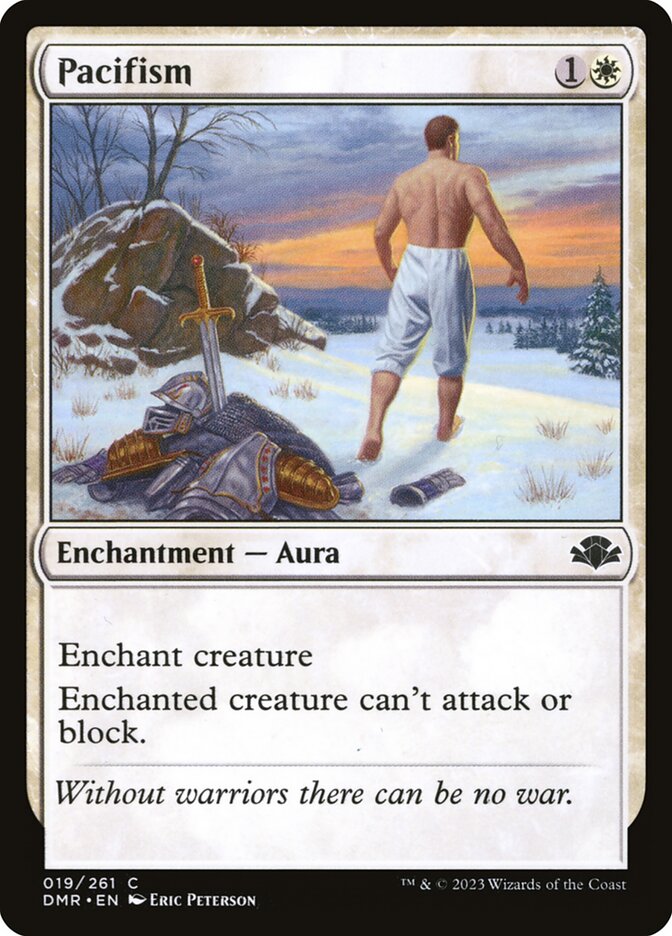 Magic the Gathering Card - Pacifism - MTG Circle
