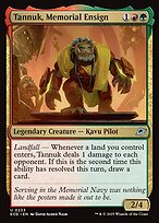 Magic the Gathering Card - Tannuk, Memorial Ensign - MTG Circle