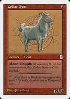 Magic the Gathering Card - Zodiac Goat - MTG Circle