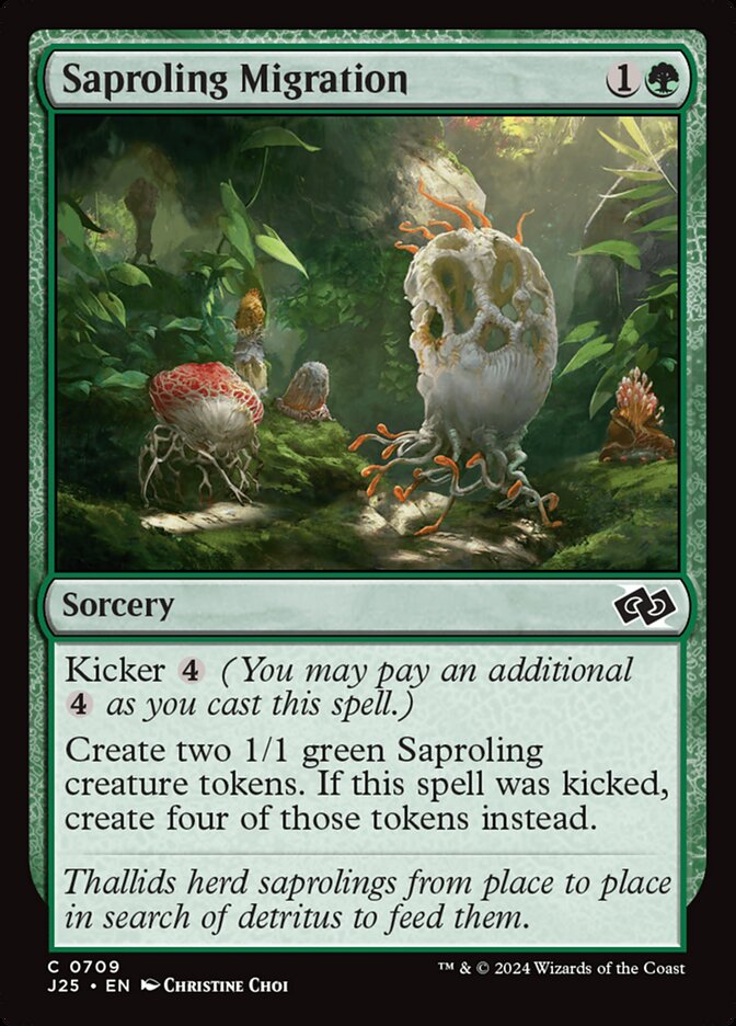 Magic the Gathering Card - Saproling Migration - MTG Circle