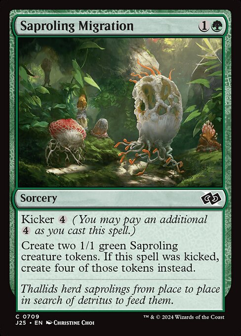 Magic the Gathering Card - Saproling Migration - MTG Circle