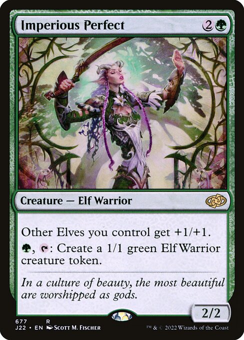 Magic the Gathering Card - Imperious Perfect - MTG Circle