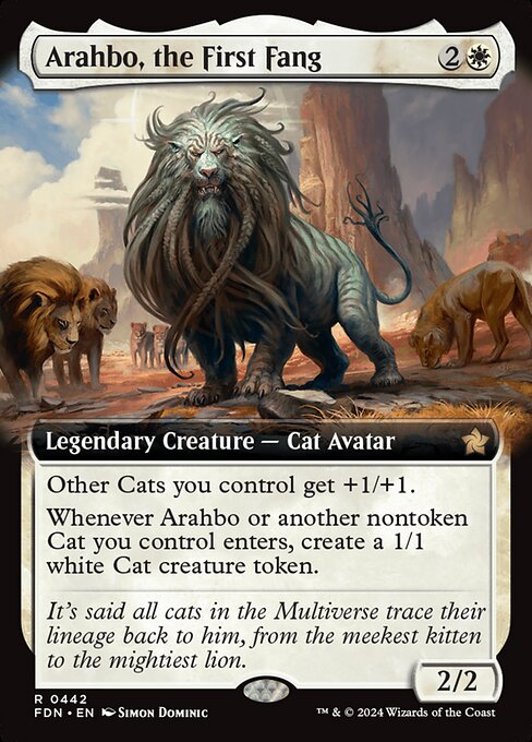 Magic the Gathering Card - Arahbo, the First Fang - MTG Circle