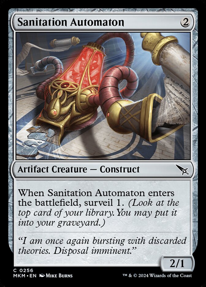 Magic the Gathering Card - Sanitation Automaton - MTG Circle