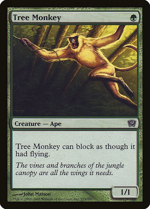 Magic the Gathering Card - Tree Monkey - MTG Circle
