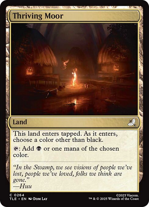 Magic the Gathering Card - Thriving Moor - MTG Circle