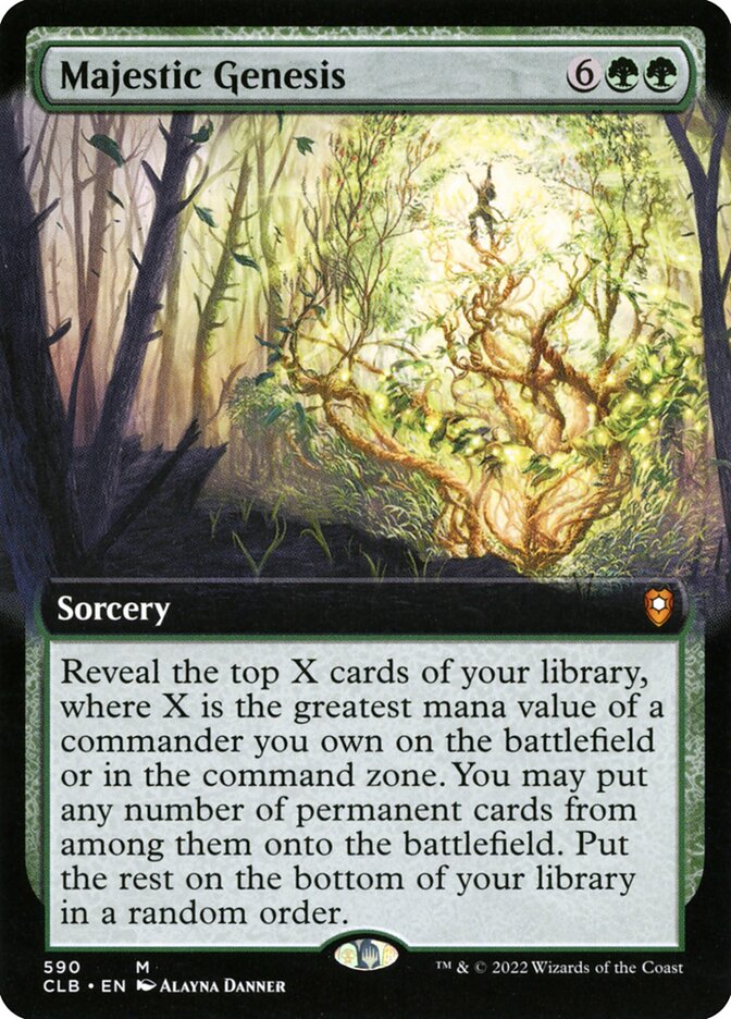 Magic the Gathering Card - Majestic Genesis - MTG Circle