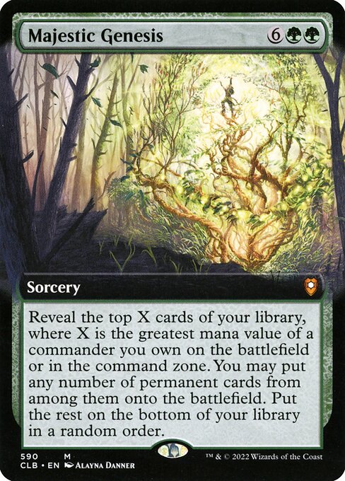 Magic the Gathering Card - Majestic Genesis - MTG Circle
