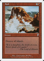 Magic the Gathering Card - Boil - MTG Circle