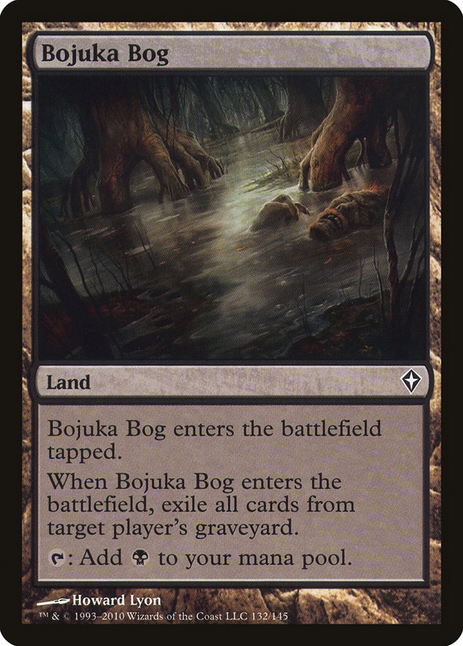 Magic the Gathering Card - Bojuka Bog - MTG Circle