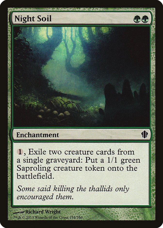Magic the Gathering Card - Night Soil - MTG Circle