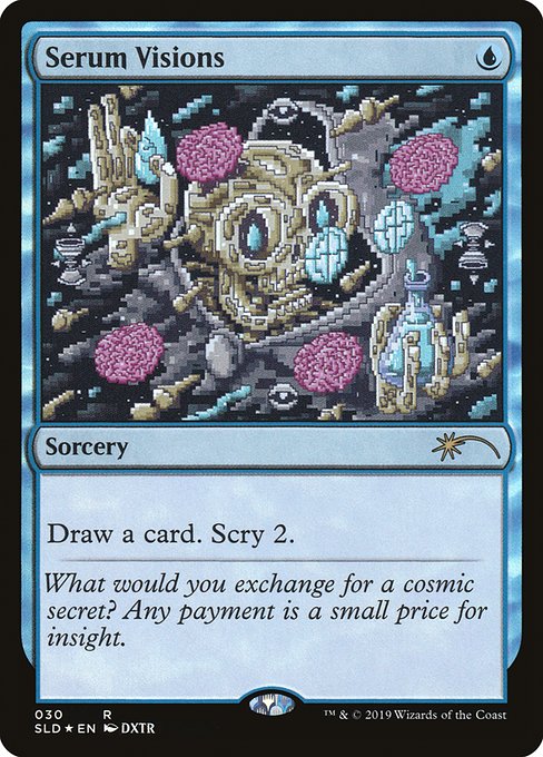 Magic the Gathering Card - Serum Visions - MTG Circle
