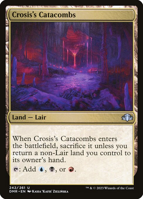 Magic the Gathering Card - Crosis's Catacombs - MTG Circle