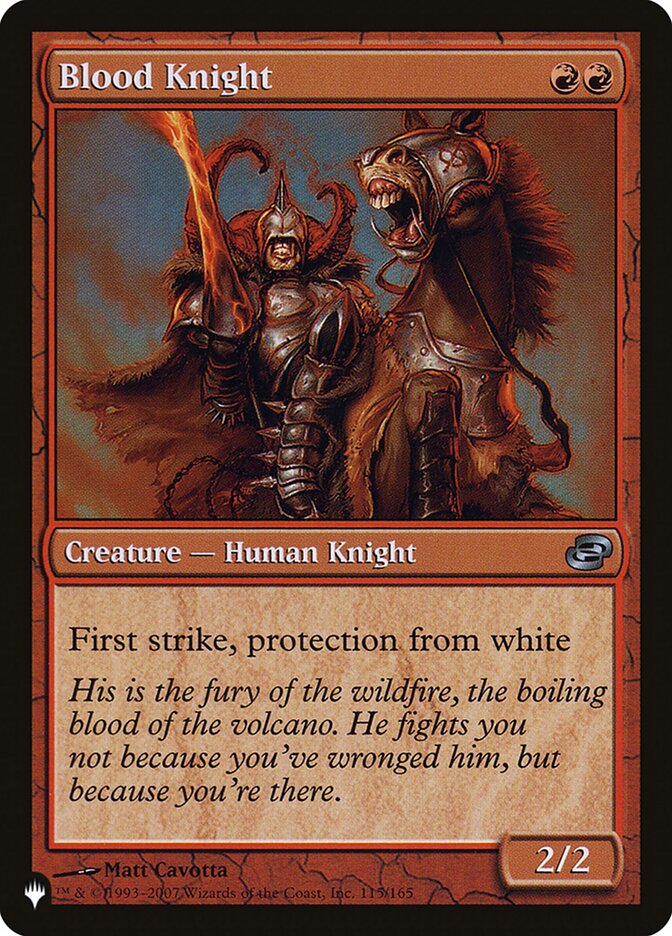Magic the Gathering Card - Blood Knight - MTG Circle