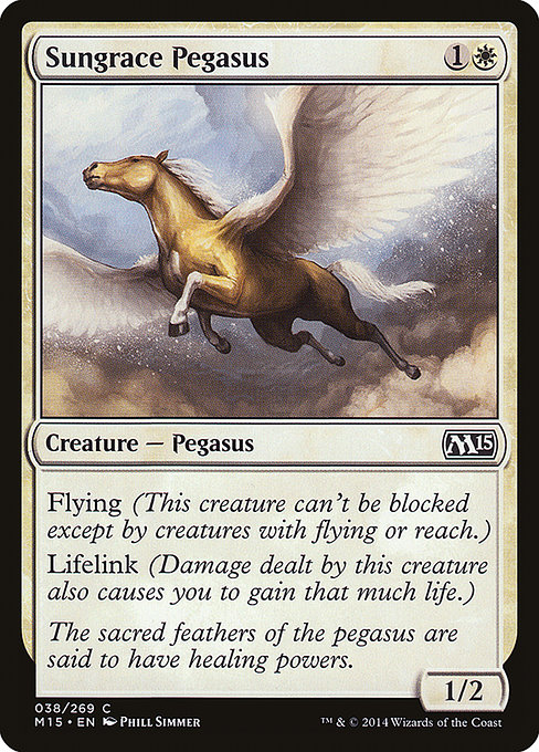 Magic the Gathering Card - Sungrace Pegasus - MTG Circle