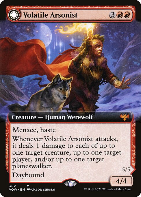 Magic the Gathering Card - Volatile Arsonist - MTG Circle