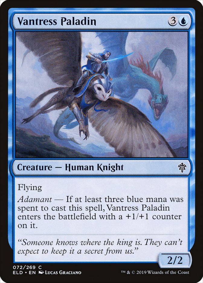 Magic the Gathering Card - Vantress Paladin - MTG Circle