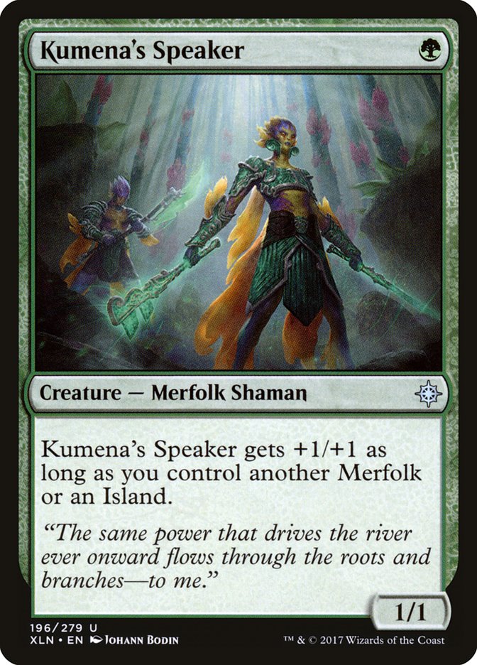 Magic the Gathering Card - Kumena's Speaker - MTG Circle