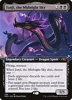 Magic the Gathering Card - Junji, the Midnight Sky - MTG Circle