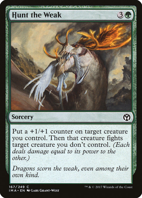 Magic the Gathering Card - Hunt the Weak - MTG Circle