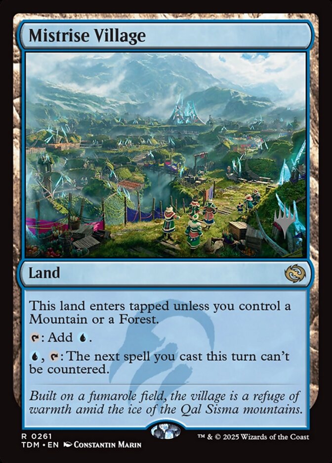 Magic the Gathering Card - Mistrise Village - MTG Circle