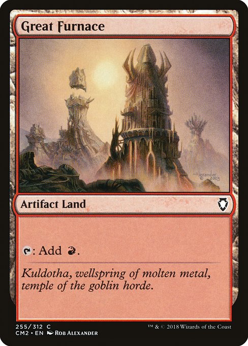 Magic the Gathering Card - Great Furnace - MTG Circle